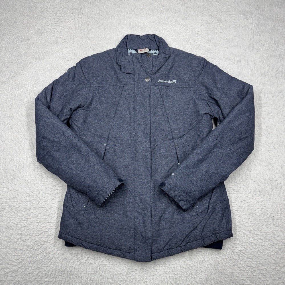 Avalanche Wear Full‎ Zip Winter Jacket Lined Blue Women's Size Small